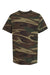Code Five 2207 Youth Short Sleeve Crewneck T-Shirt Green Woodland Flat Front