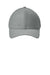 New Era Hats NE1121 Mens Moisture Wicking Stretch Fit Hat Flag Grey Flat Front
