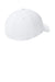 New Era Hats NE1121 Mens Moisture Wicking Stretch Fit Hat Flag White Flat Back