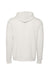 Bella + Canvas BC3719/3719 Mens Sponge Fleece Hooded Sweatshirt Hoodie Vintage White Flat Back