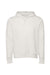 Bella + Canvas BC3719/3719 Mens Sponge Fleece Hooded Sweatshirt Hoodie Vintage White Flat Front