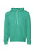 Bella + Canvas BC3719/3719 Mens Sponge Fleece Hooded Sweatshirt Hoodie Teal Green Flat Front
