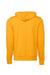 Bella + Canvas BC3739/3739 Mens Fleece Full Zip Hooded Sweatshirt Hoodie Gold Flat Back