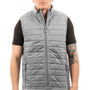 Burnside Mens Element Full Zip Puffer Vest - Steel Grey
