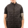 Burnside Mens Element Full Zip Puffer Vest - Black