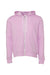 Bella + Canvas BC3739/3739 Mens Fleece Full Zip Hooded Sweatshirt Hoodie Lilac Flat Front