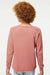 Independent Trading Company PRM2000 Womens California Wave Wash Crewneck Sweatshirt Dusty Rose Model Back