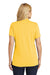 Port Authority LK110 Womens Dry Zone Moisture Wicking Short Sleeve Polo Shirt Sunburst Yellow Model Back