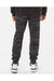 Independent Trading Co. IND20PNT Mens Fleece Sweatpants w/ Pockets Black Camo Model Back