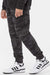 Independent Trading Company IND20PNT Mens Fleece Sweatpants w/ Pockets Black Camo Model Side