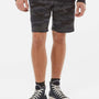 Independent Trading Co. Mens Fleece Shorts w/ Pockets - Black Camo - NEW