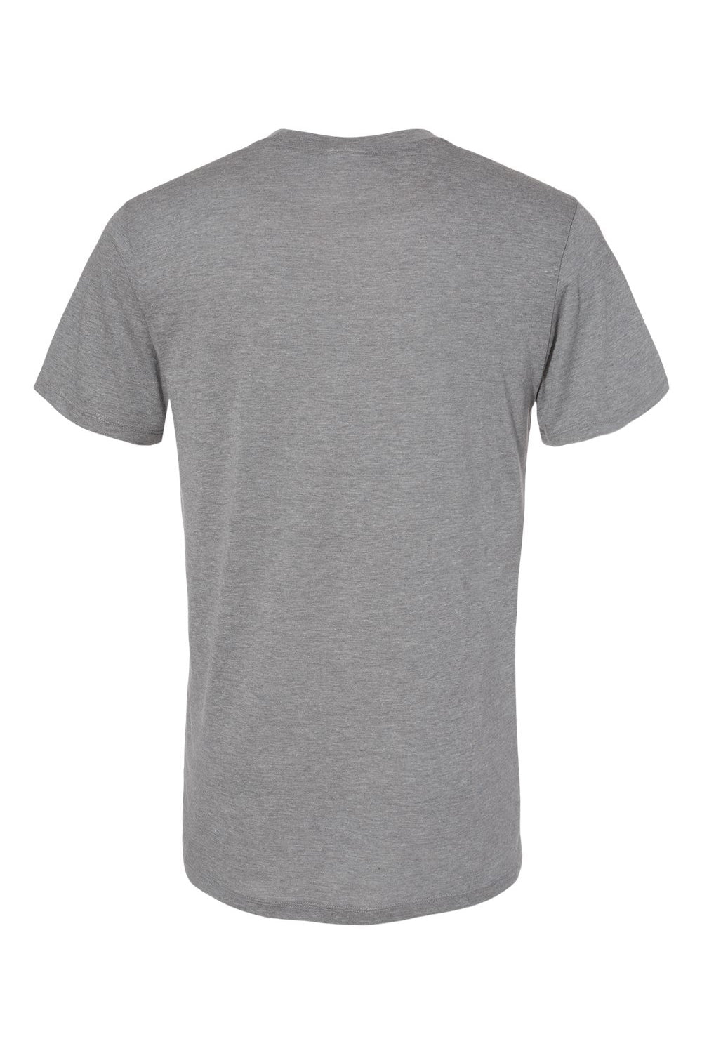 Augusta Sportswear 3065 Mens Short Sleeve Crewneck T-Shirt Heather Grey Flat Back