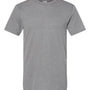 Augusta Sportswear Mens Short Sleeve Crewneck T-Shirt - Heather Grey - NEW