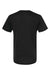 Augusta Sportswear 3065 Mens Short Sleeve Crewneck T-Shirt Heather Black Flat Back
