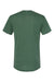 Augusta Sportswear 3065 Mens Short Sleeve Crewneck T-Shirt Heather Dark Green Flat Back