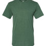 Augusta Sportswear Mens Short Sleeve Crewneck T-Shirt - Heather Dark Green - NEW
