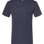 Augusta Sportswear Mens Short Sleeve Crewneck T-Shirt - Heather Navy Blue - NEW
