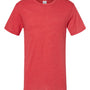 Augusta Sportswear Mens Short Sleeve Crewneck T-Shirt - Heather Red - NEW