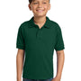 Gildan Youth DryBlend Moisture Wicking Short Sleeve Polo Shirt - Forest Green