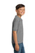 Gildan 8800B Youth DryBlend Moisture Wicking Short Sleeve Polo Shirt Sport Grey Model Side