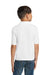 Gildan 8800B Youth DryBlend Moisture Wicking Short Sleeve Polo Shirt White Model Back