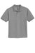 Gildan 8800B Youth DryBlend Moisture Wicking Short Sleeve Polo Shirt Sport Grey Flat Front