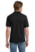 Gildan 8800 Mens DryBlend Moisture Wicking Short Sleeve Polo Shirt Black Model Back