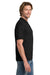 Gildan 8800 Mens DryBlend Moisture Wicking Short Sleeve Polo Shirt Black Model Side