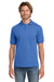 Gildan 8800 Mens DryBlend Moisture Wicking Short Sleeve Polo Shirt Carolina Blue Model Front