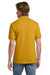 Gildan 8800 Mens DryBlend Moisture Wicking Short Sleeve Polo Shirt Gold Model Back