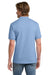 Gildan 8800 Mens DryBlend Moisture Wicking Short Sleeve Polo Shirt Light Blue Model Back
