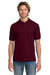 Gildan 8800 Mens DryBlend Moisture Wicking Short Sleeve Polo Shirt Maroon Model Front