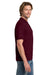 Gildan 8800 Mens DryBlend Moisture Wicking Short Sleeve Polo Shirt Maroon Model Side