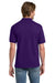 Gildan 8800 Mens DryBlend Moisture Wicking Short Sleeve Polo Shirt Purple Model Back