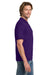 Gildan 8800 Mens DryBlend Moisture Wicking Short Sleeve Polo Shirt Purple Model Side