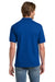 Gildan 8800 Mens DryBlend Moisture Wicking Short Sleeve Polo Shirt Royal Blue Model Back