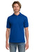 Gildan 8800 Mens DryBlend Moisture Wicking Short Sleeve Polo Shirt Royal Blue Model Front