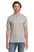 Gildan 8800 Mens DryBlend Moisture Wicking Short Sleeve Polo Shirt Sand Model Front