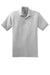 Gildan 8800 Mens DryBlend Moisture Wicking Short Sleeve Polo Shirt Ash Grey Flat Front