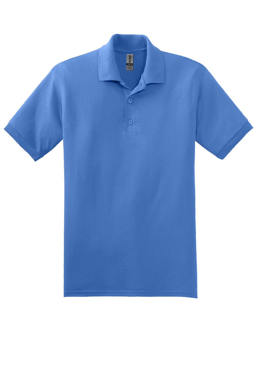 Gildan 8800 Mens DryBlend Moisture Wicking Short Sleeve Polo Shirt Carolina Blue Flat Front