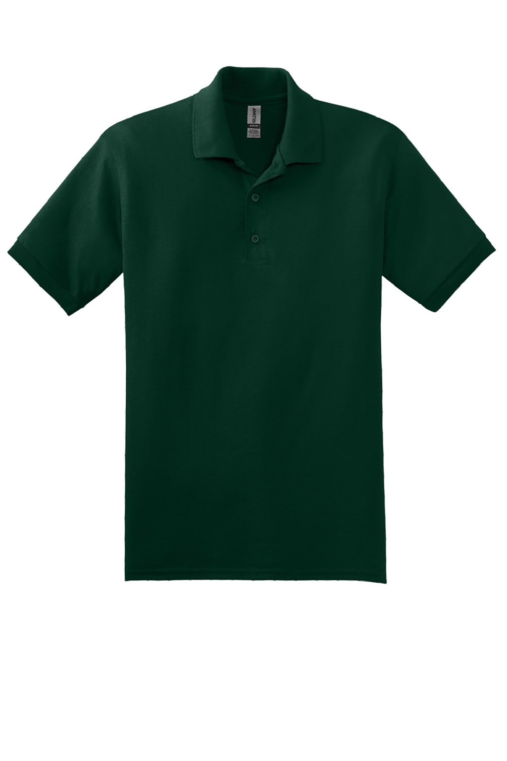 Gildan 8800 Mens DryBlend Moisture Wicking Short Sleeve Polo Shirt Forest Green Flat Front