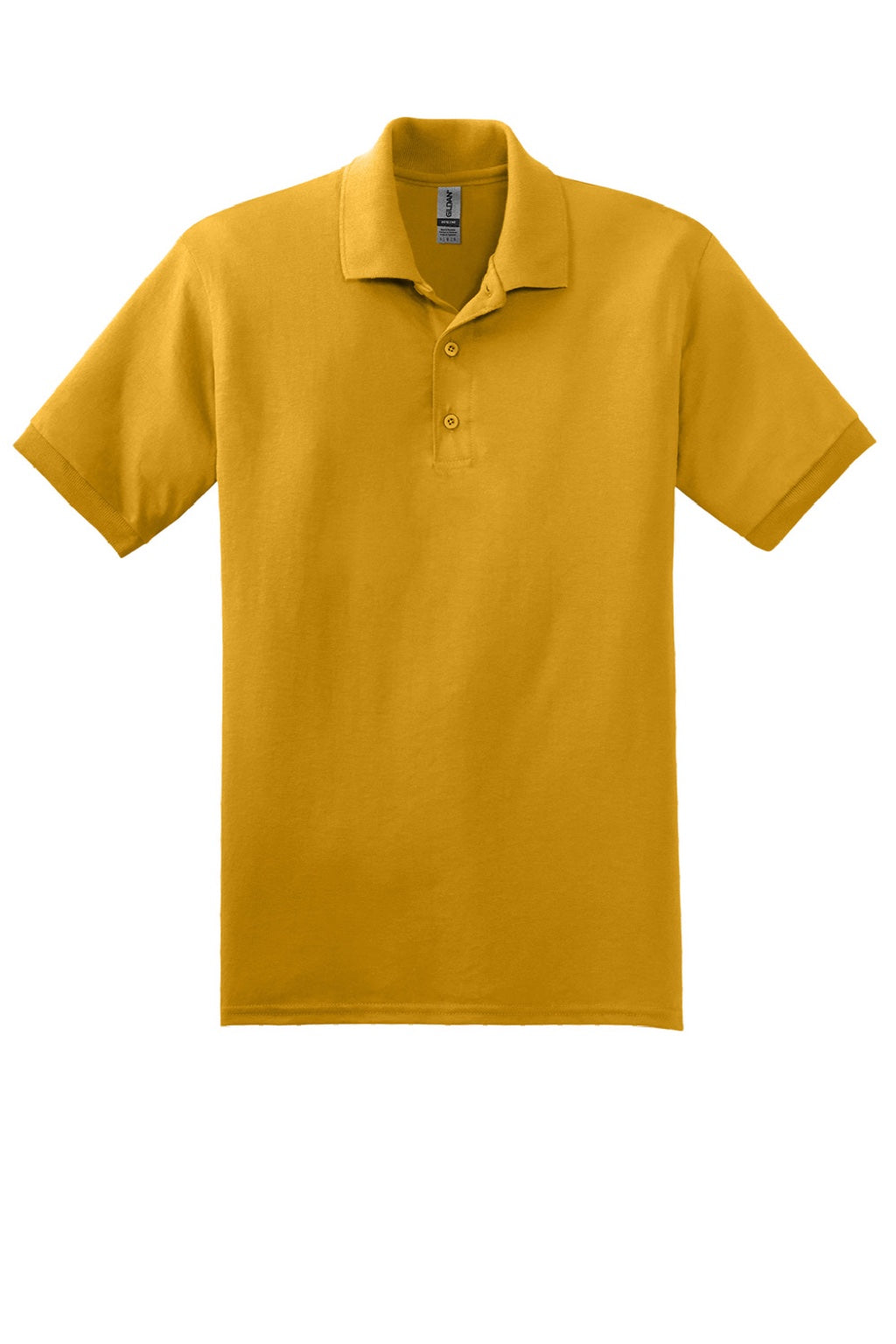 Gildan 8800 Mens DryBlend Moisture Wicking Short Sleeve Polo Shirt Gold Flat Front
