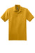 Gildan 8800 Mens DryBlend Moisture Wicking Short Sleeve Polo Shirt Gold Flat Front