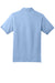 Gildan 8800 Mens DryBlend Moisture Wicking Short Sleeve Polo Shirt Light Blue Flat Back