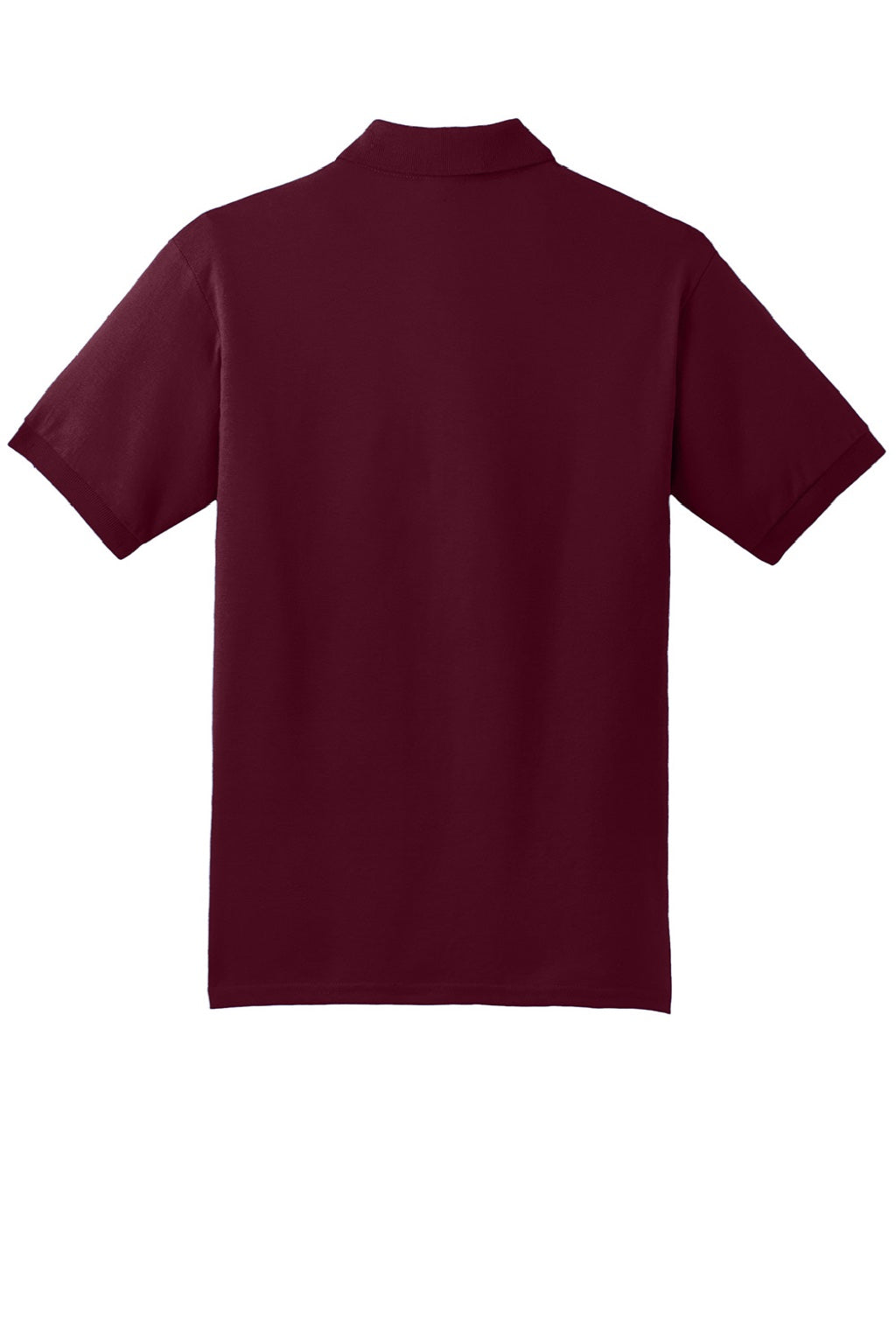 Gildan 8800 Mens DryBlend Moisture Wicking Short Sleeve Polo Shirt Maroon Flat Back