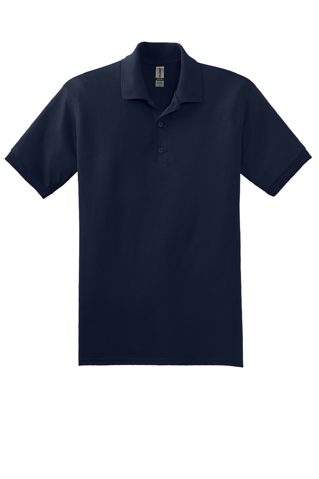 Gildan 8800 Mens DryBlend Moisture Wicking Short Sleeve Polo Shirt Navy Blue Flat Front