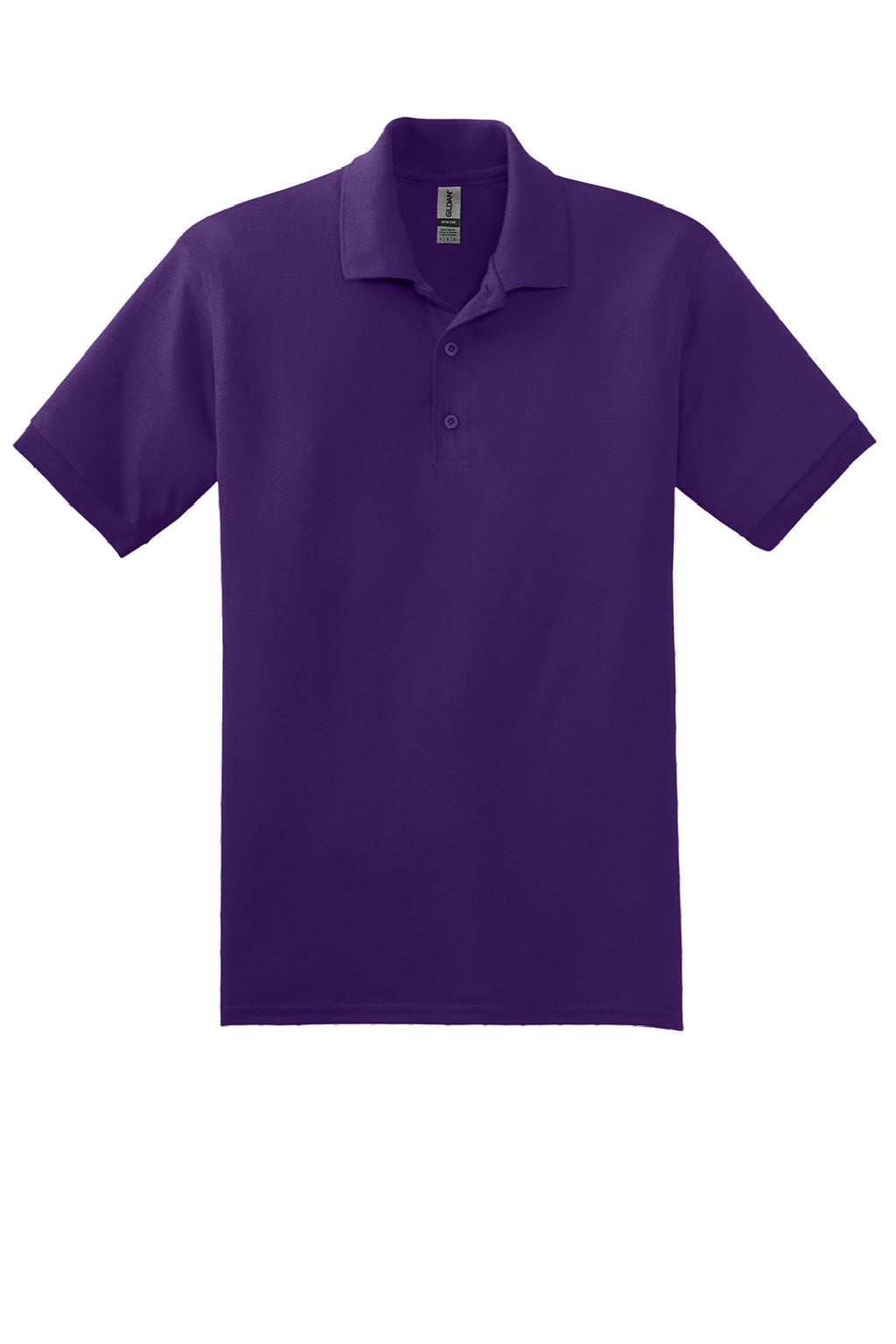 Gildan 8800 Mens DryBlend Moisture Wicking Short Sleeve Polo Shirt Purple Flat Front