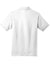 Gildan 8800 Mens DryBlend Moisture Wicking Short Sleeve Polo Shirt White Flat Back