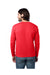 Alternative 8800PF Mens Eco Cozy Fleece Crewneck Sweatshirt Apple Red Back