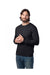 Alternative 8800PF Mens Eco Cozy Fleece Crewneck Sweatshirt Black 3Q